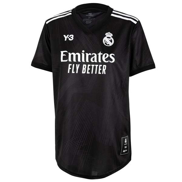 Tailandia Camiseta Real Madrid Y-3 Mujer 2022 Negro